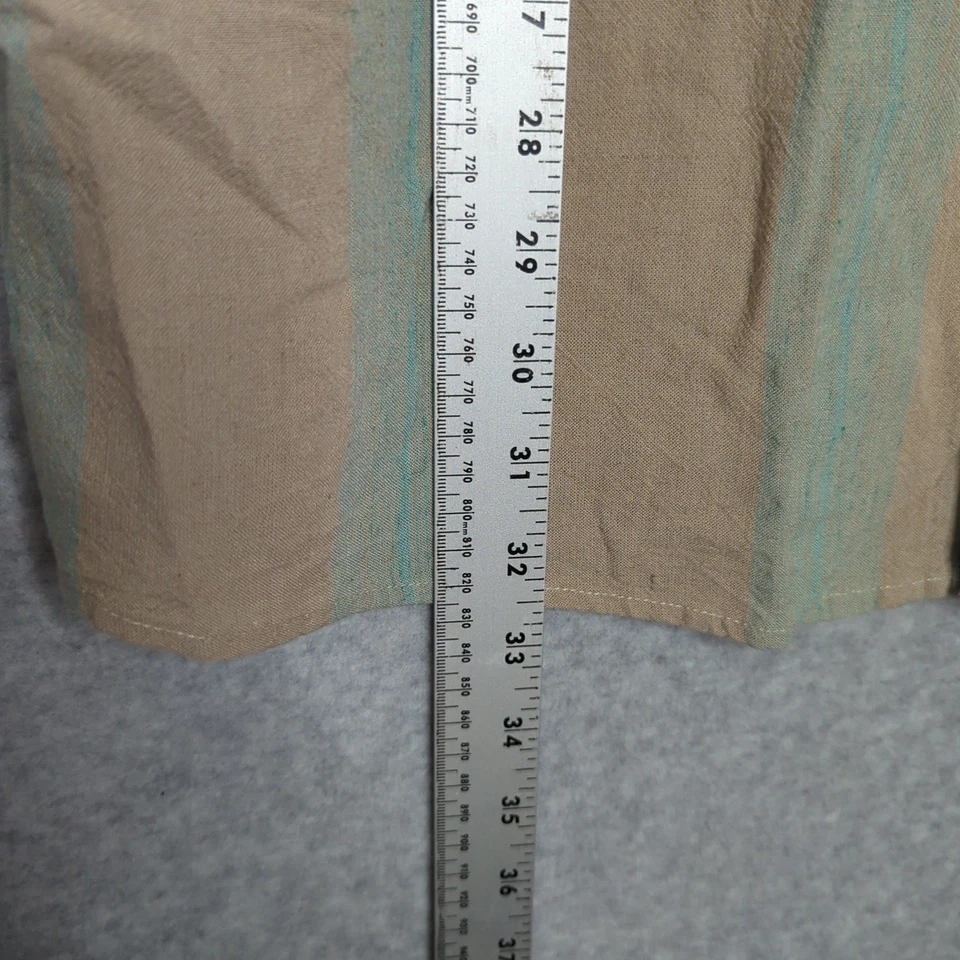 New Volcon FLAXSTONE Classic Fit Mens XL Short Sleeve Button Down Striped Shirt - Image 4 of 4