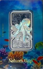 2025 Pamp Suisse NATURE’S GRIP Octopus 1 Oz Holographic Silver Bar-In Assay Card