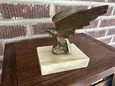 Brass Eagle On Marble Square