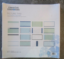 Creative Memories PICTURE THIS 12x12 Fast2Fab Refill Pages Page Protectors-16