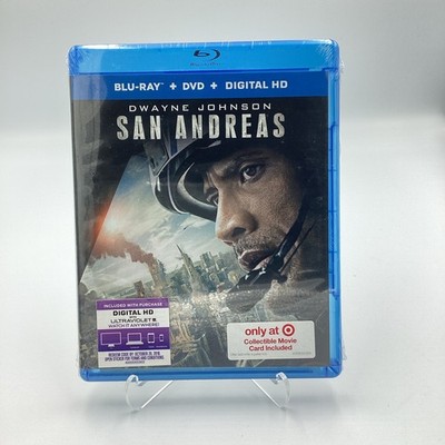San Andreas (Blu-ray + DVD + Digital HD, 2015) Widescreen Dwayne Johnson Target