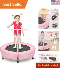 Safe 36'' Mini Trampoline for Toddlers - Easy Assembly, Perfect for Active Play