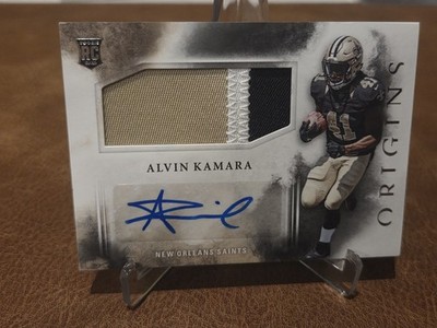 2017 Origins Auto Alvin Kamara RC Patch New Orleans Saints Sick Aufnäher 