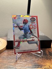 2025 Panini Prospect Edition #132 Chase Davis Holo Prospect Ticket - Red Ice