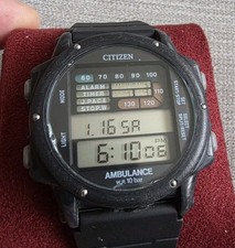 Vintage Digital Citizen Ambulance D170 Watch  