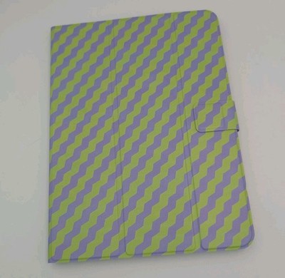 GEMS Kids Zig Zag Universal Tablet Case Purple Green Fits up to 11''