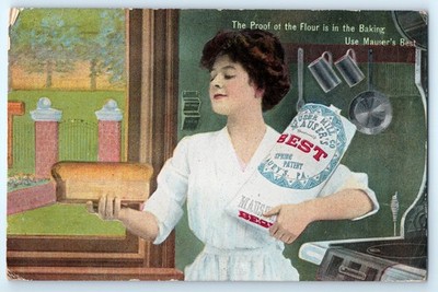 TRADE CARD Mauser's Best Flour The Best Wheat for the Best Mill Chilton Co PA