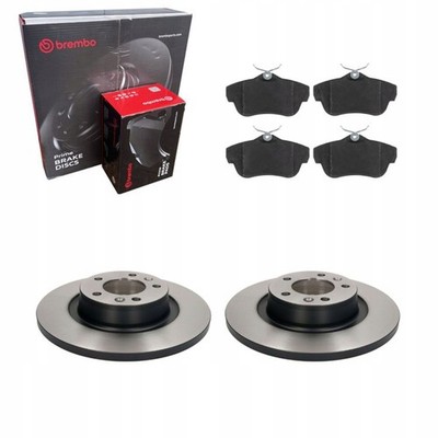 BREMBO Bremsscheiben + Beläge Hinten JUMPY SCUDO EXPERT 2007-