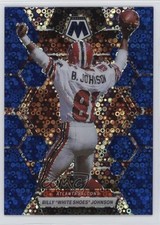 2023 Panini Mosaic No Huddle Blue Prizm 27/75 Billy Johnson White Shoes #11 17gb