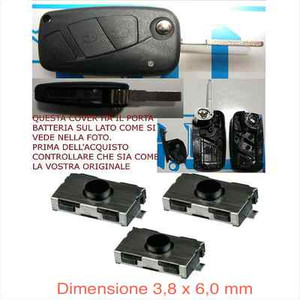 Cover Chiavi Per Fiat 500 E Lancia - Custodia Silicone Per Telecomando, 3 Tasti, Anti-Graffio - Foto 7