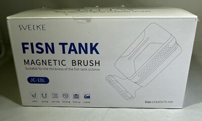 SVECKE Aquarium brush Strong Magnetic Cleaner Brush Small (Pack of 1) 