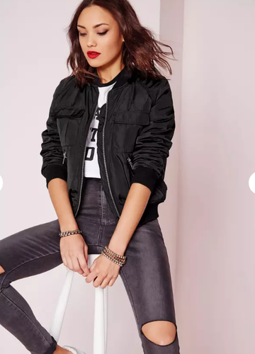 utility bomber jacket womens