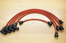 Cloth Copper Spark Plug Wire Set for IH International McCormick W9 Wheatland