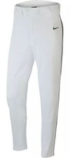 Nike Vapor Pro White Pant Green Piped Baseball Pants Men's XXL 747226
