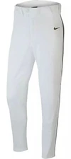 Nike Vapor Pro White Pant Green Piped Baseball Pants Men's XXL 747226
