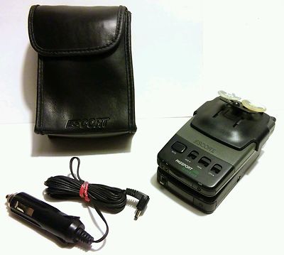 RARE MODEL - Escort Passport 3200 Long Range Car Radar Detector + Original Pouch