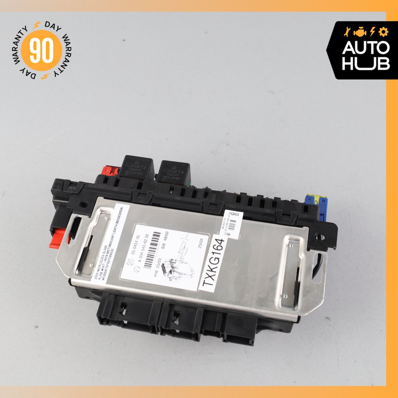 03-12 Mercedes R230 SL500 SL500 SL55 AMG Rear SAM Fuse Box Relay Module OEM
