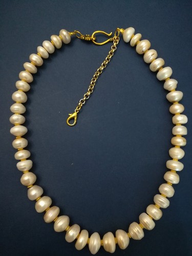 Collana perle d'acqua mm12/13 Lunga cm50+allungo Invio x raccomandata - Foto 4 di 4