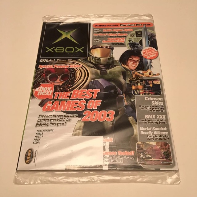 "OFFICIAL XBOX MAGAZINE" & Disc, "THE BEST GAMES OF 2003" Issue, 15