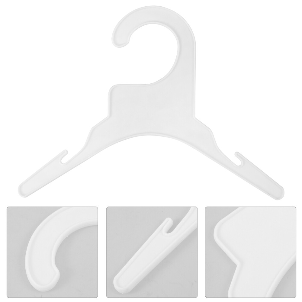 10pcs Plastic Pet Apparel Hanger Dog Clothing Hanging Rack Pet Dress