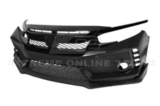 EOS TYPE R STYLE FRONT BUMPER CONVERSION GRILL LOWER LIP FOR HONDA CIVIC 2016-19