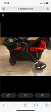 Baby Trend Ultimate Mars Red Tour 2-in-1 Push Pull Stroller Wagon Combo