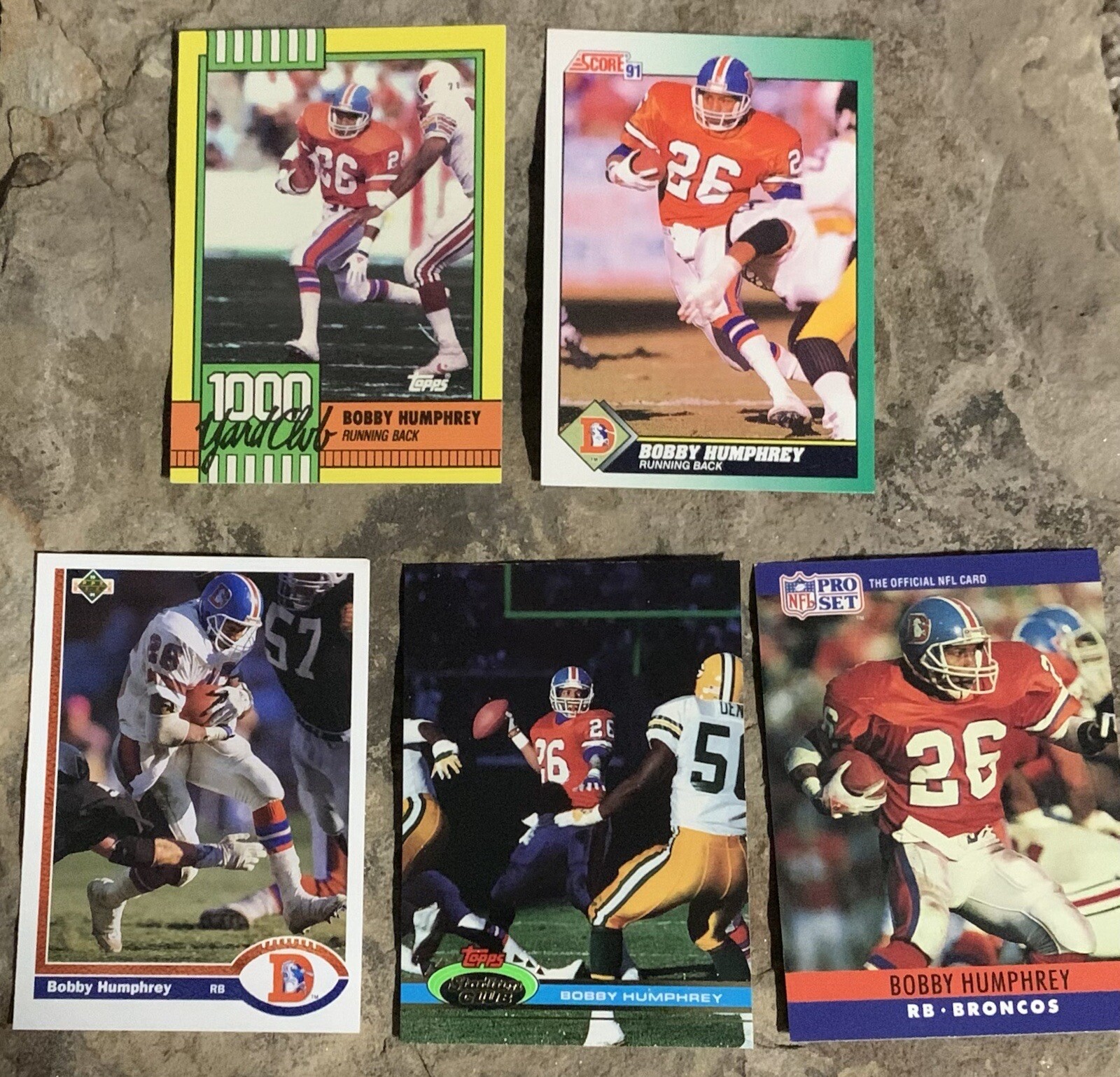 Bobby Humphrey Football Cards. Denver Broncos