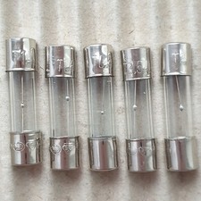 10pcs Fuses Glass some Ratings 250V 5x20mm, 5.2x20mm Fast, Slow-Blow 32mA 40mA..
