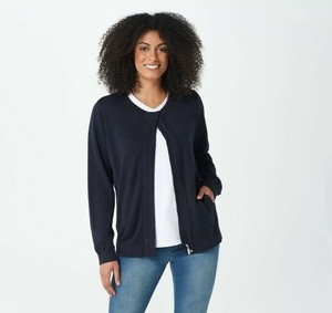 navy blue cardigan plus size