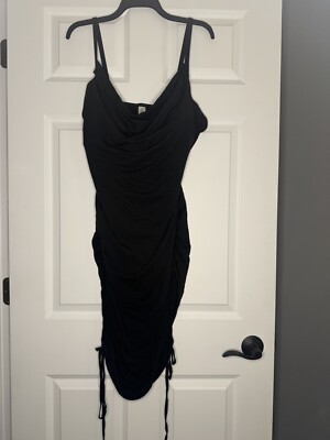 Popilush Shapewear Bodycon Ruching Mini Slip Dress Black Built In Shapewear  Xxl | eBay