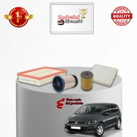 Wartungskit 4 Filter VW Touran II 2.0 TDI 140KW 190PS AB 2015