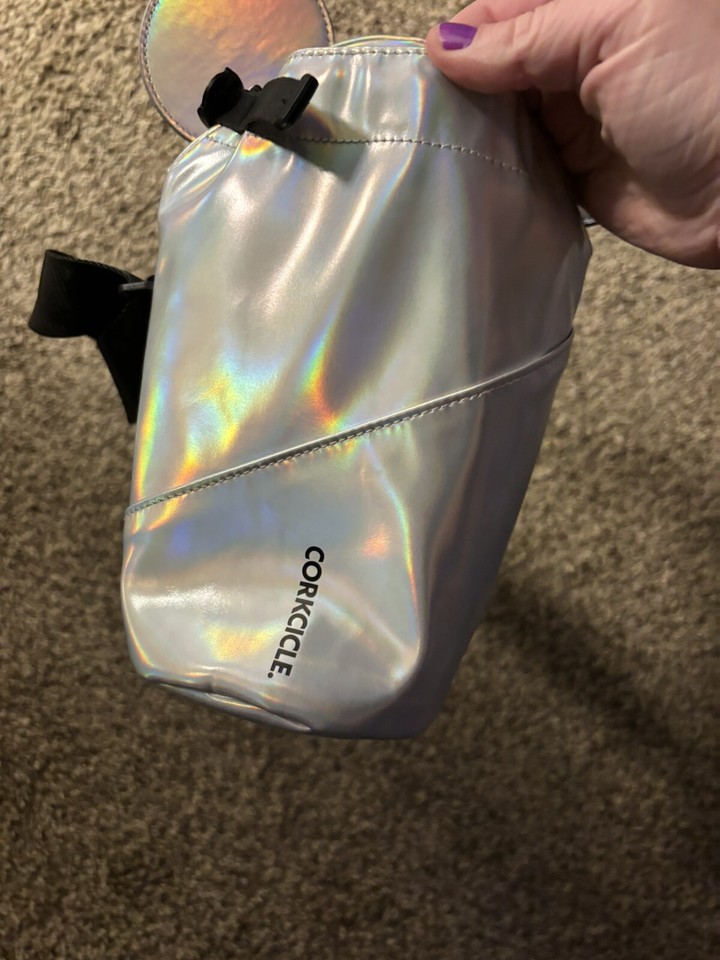 Mickey Mouse Sling Bag Corkcicle Prismatic Iridescent Disney 100th NWOT