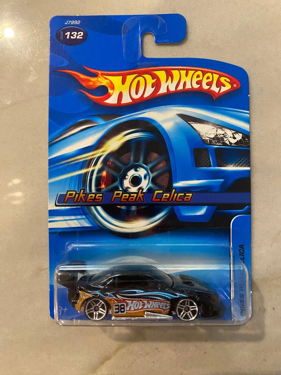 2006 Hot Wheels Collector 132 PIKES PEAK CELICA Black Black Wing