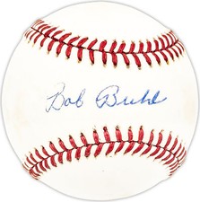 Bob Buhl Signed NL Baseball Milwaukee Braves Beckett #BM25850