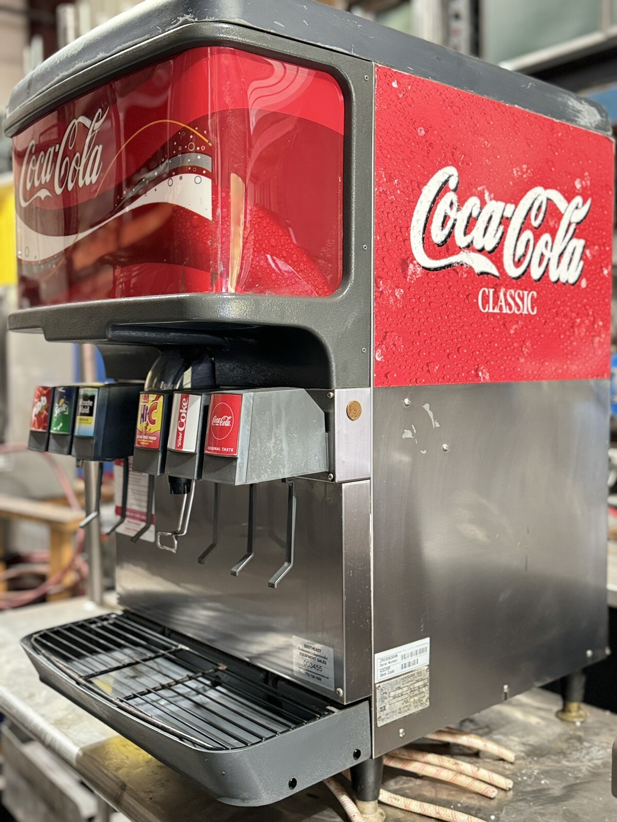 Cornelius 6Flavor Drink Fountain w/ Ice Well (Ice Maker Sold