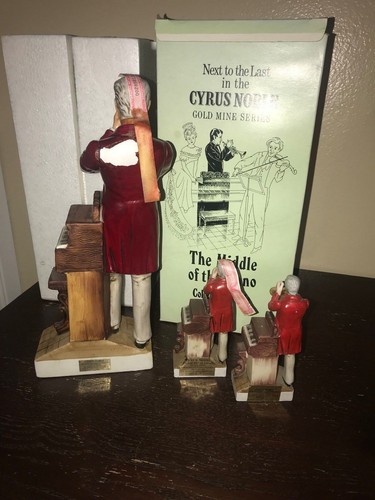 CYRUS NOBLE MINE- Searchlight Nevada- Piano Decanters- Gold Mine Series-EMPTY - Picture 5 of 8
