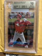 2018 Topps Chrome Update, #HMT1 Shohei Ohtani, 50/50  MVP, BGS 10 PRISTINE