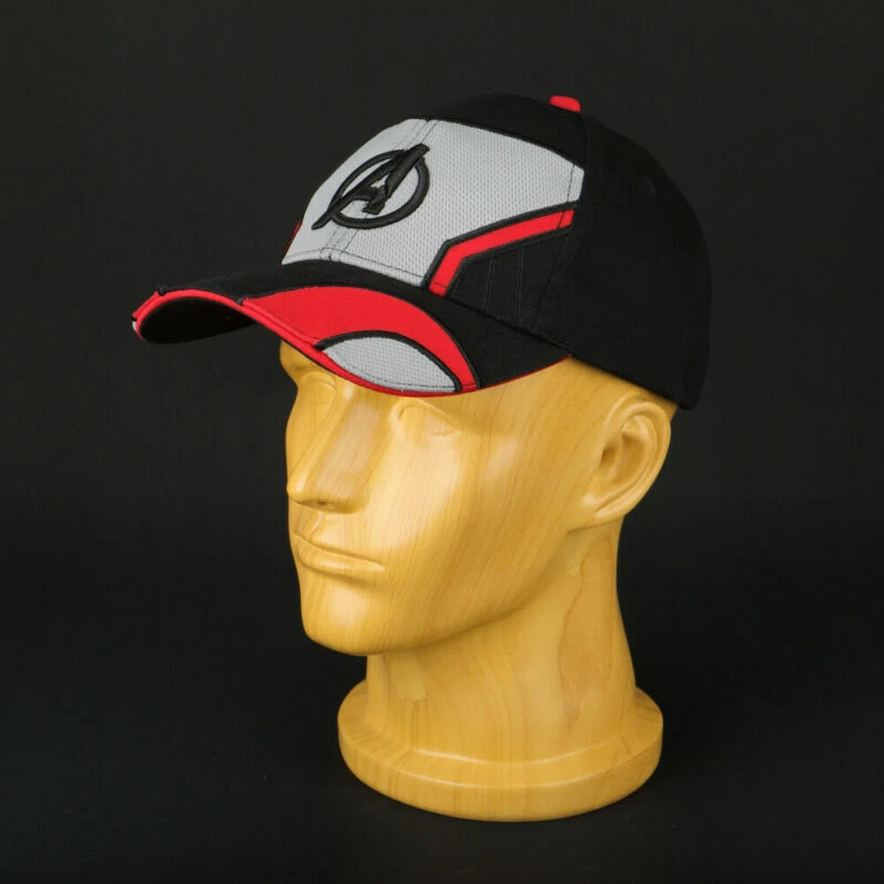 Avengers 4 Endgame Cosplay Sombrero Reino Cuántico Bordado Béisbol Gorra Avanzada Foto 2 de 4
