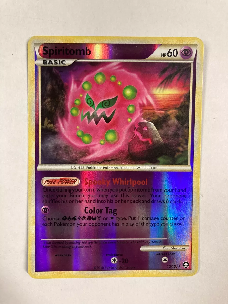 Spiritomb Holo - Triumphant Pokémon card 10/102