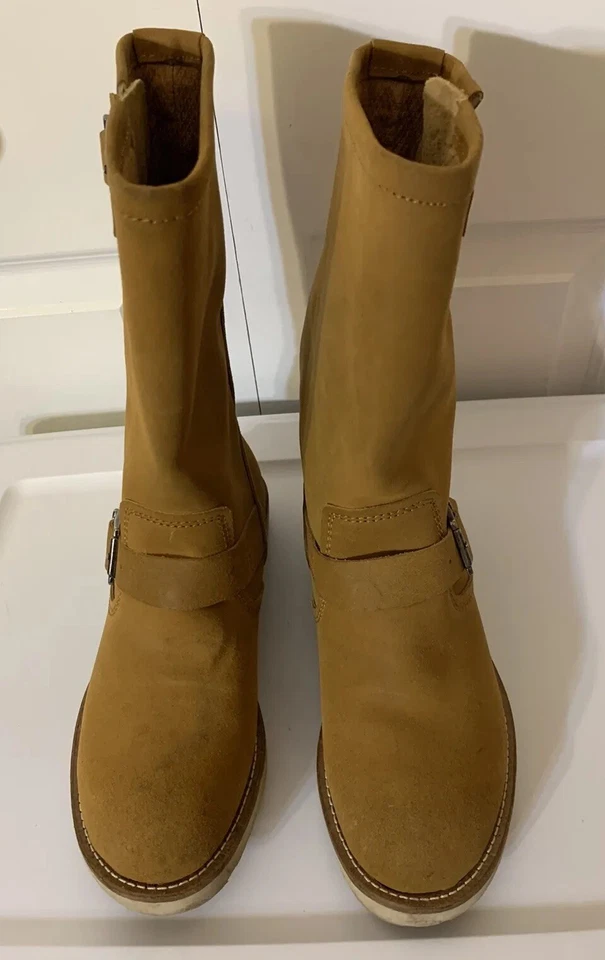 Botas Diba Cuero Gamuza Tostado VAQUERA-Occidentales Talla 10 Foto 3 de 4