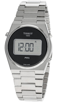 【新品未開封】TISSOT PRX デジタル ケース40mm Tissot PRX Digital 40MM Quartz SS Black Men's Watch T137.463.11