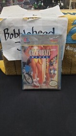 CIB CALIFORNIA GAMES NINTENDO NES VIDEOGIOCO SCATOLA COMPLETA CON CUSTODIA PROTETTIVA