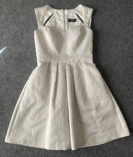 Guess Women’s Dress Size Medium White Sparkly Sleeveless Cocktail Mid