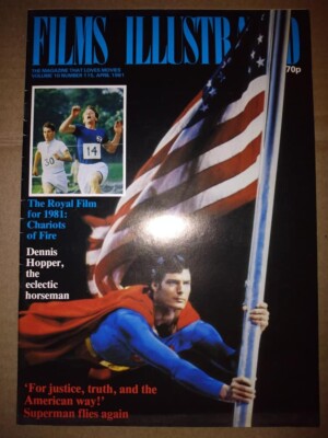 RARE - FILMS ILLUSTRATED Magazine - April 1981 - Christopher Reeve - SUPERMAN