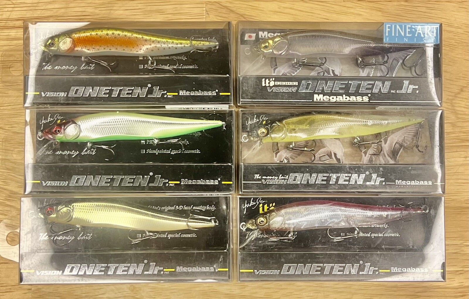 Megabass (Lot Of 6) JDM Ito Vision OneTen Jr. Jerkbaits, Free Shipping! NWT! - Image 5
