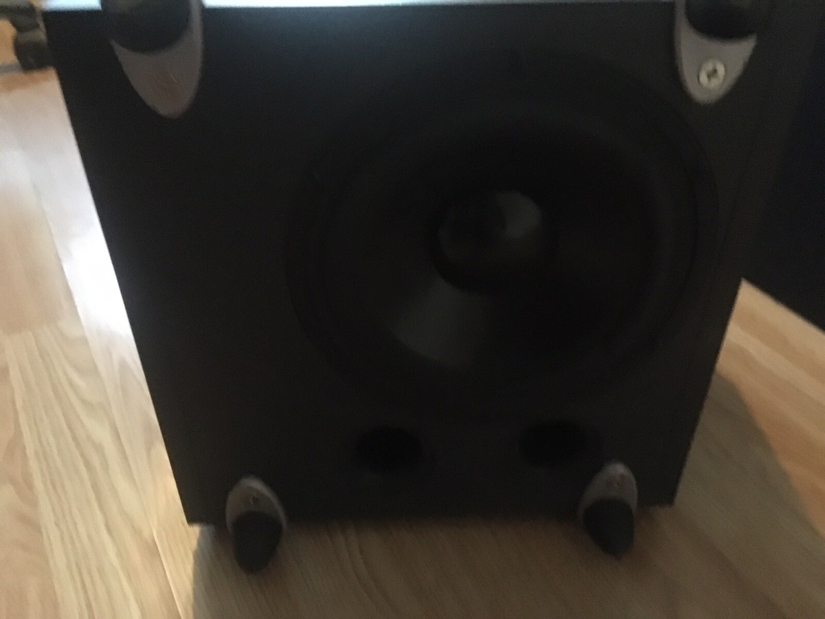 KEF PSW2000 Active Subwoofer Black/ Dark Grey | eBay UK