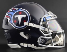 TENNESSEE TITANS NFL Football Helmet with OAKLEY CLEAR Visor / Eye Shield