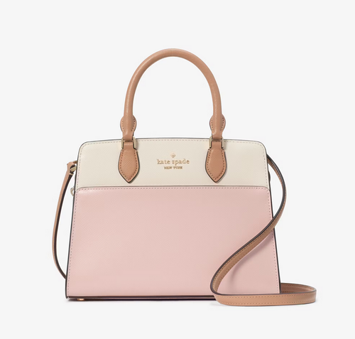 Kate Spade New York Madison Small Satchel Top Handle Crossbody - Rose Smoke