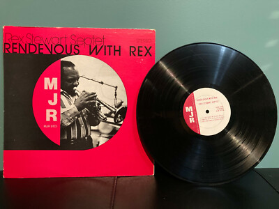 REX STEWART SEPTET  /  RENDEVOUS WITH REX LP  /  VINYL NEAR MINT