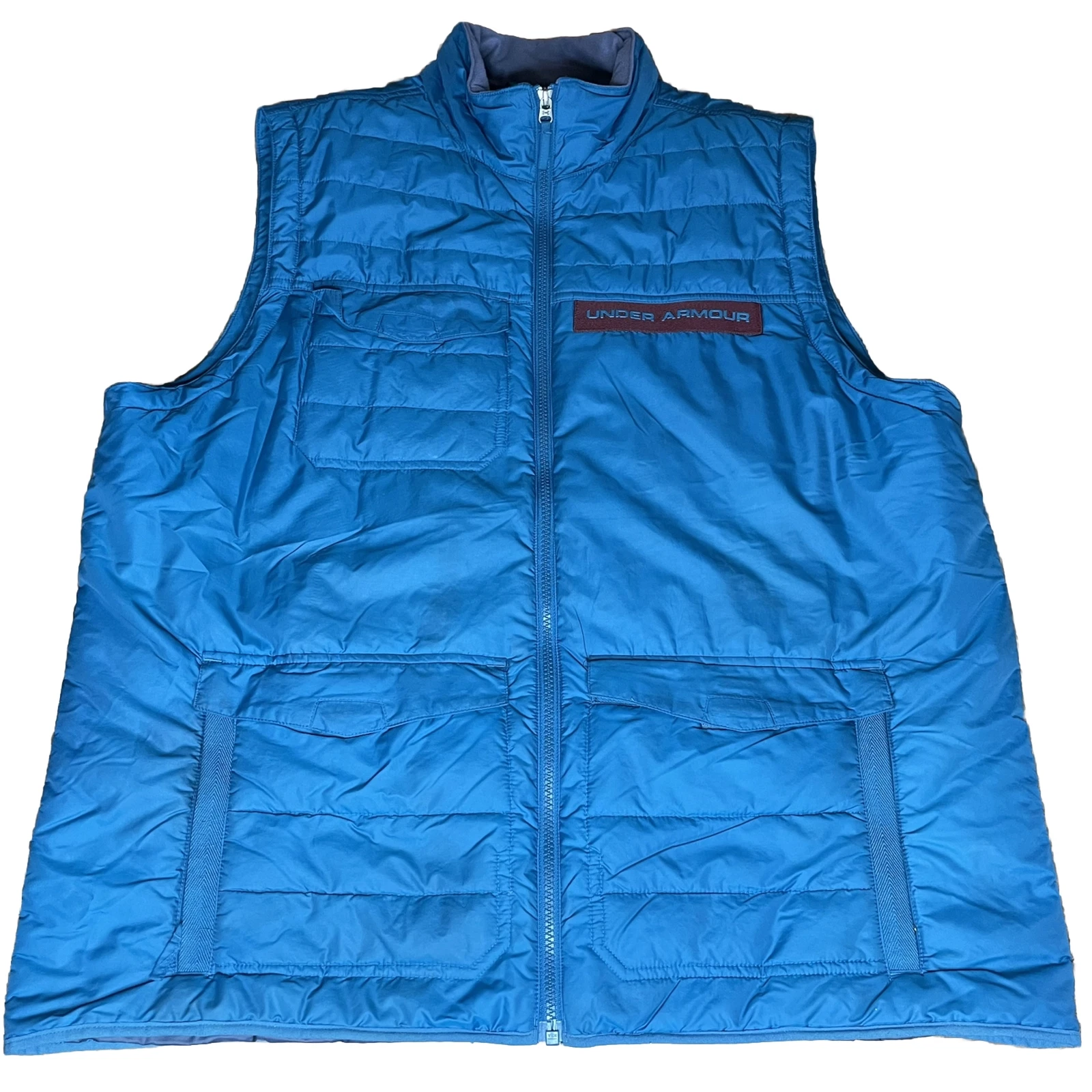 Under Armour MTN Vest Mountain UA Storm Teal Blue Men’s XL Primaloft 2013